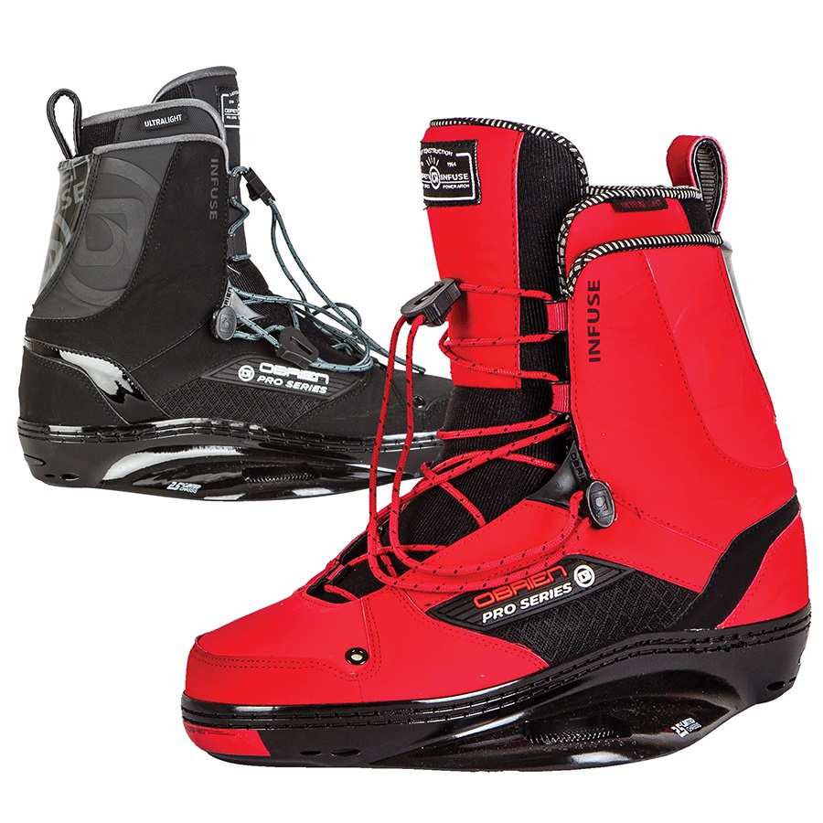 O'Brien Infuse Pro Wakeboard Bindings, UK 810 Black